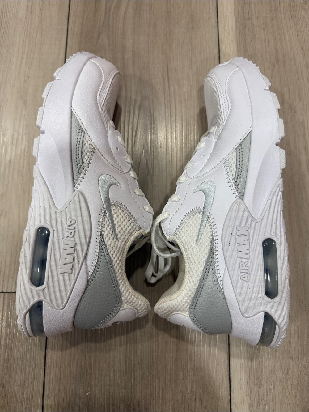 Nike White & Light Grey Air Max Sneakers - Picture 4 of 9